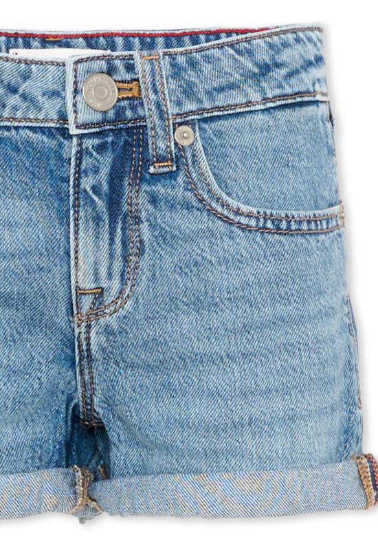26SS [키즈] 타미힐피거 데님 숏팬츠 KG0KG09132 1A4 DENIM - TOMMY HILFIGER