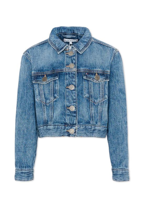 26SS [키즈] 타미힐피거 데님 자켓 KG0KG09371 1A4 DENIM