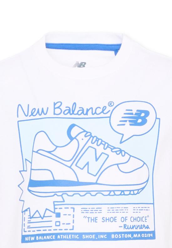 26SS [키즈] 뉴발란스 캐주얼 세트 YS61R5NN BWE LIGHT BLUE - NEW BALANCE