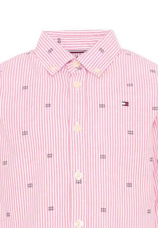 26SS [키즈] 타미힐피거 셔츠 KB0KB10204 XL8 RED - TOMMY HILFIGER