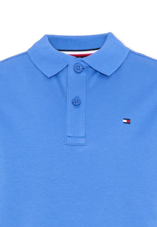 26SS [키즈] 타미힐피거 폴로 셔츠 KB0KB10007 C6H BLUE - TOMMY HILFIGER