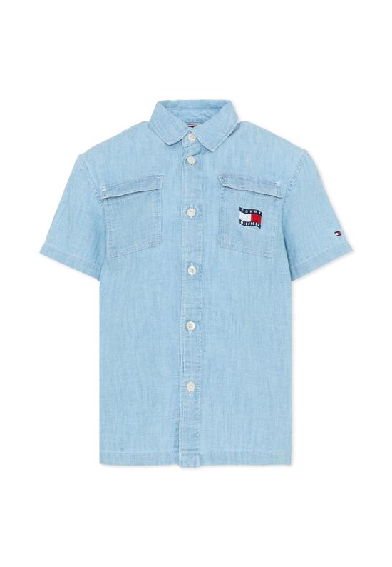 26SS [키즈] 타미힐피거 셔츠 KB0KB10206 1A4 DENIM