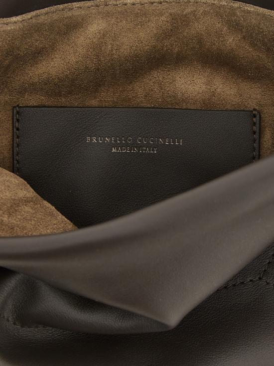 26FW 브루넬로 쿠치넬리 클러치/파우치 MBXAD2808PC8279 Brown - BRUNELLO CUCINELLI