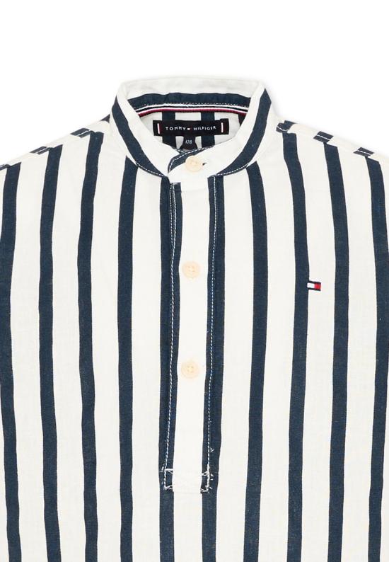 26SS [키즈] 타미힐피거 셔츠 KB0KB10209 C1G BLUE - TOMMY HILFIGER