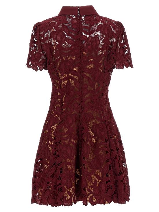 26FW 셀프 포트레이트 숏 원피스 PF26111SABUBURGUNDY Bordeaux - SELF PORTRAIT