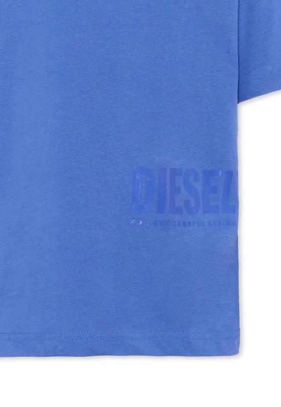 25SS [키즈] 디젤 티셔츠 J02283 0CATM K812 BLUE - DIESEL