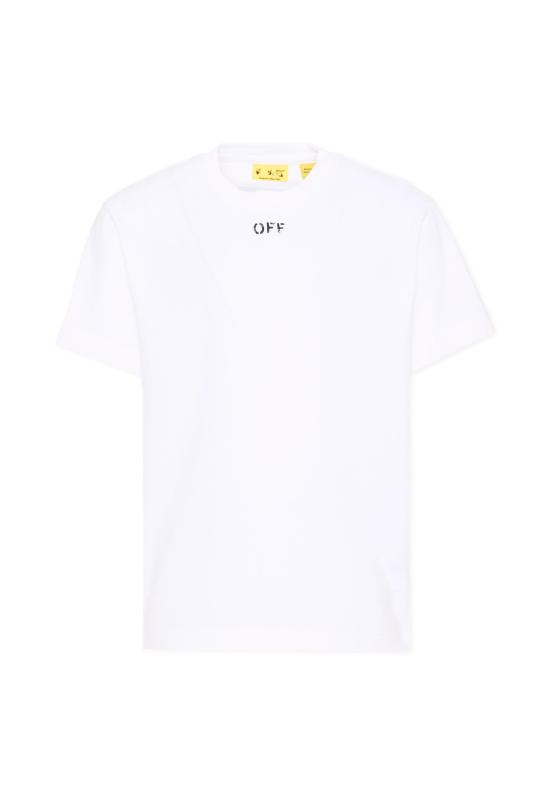 26SS [키즈] 오프화이트 티셔츠 44BAA002S26J006100 WHITE