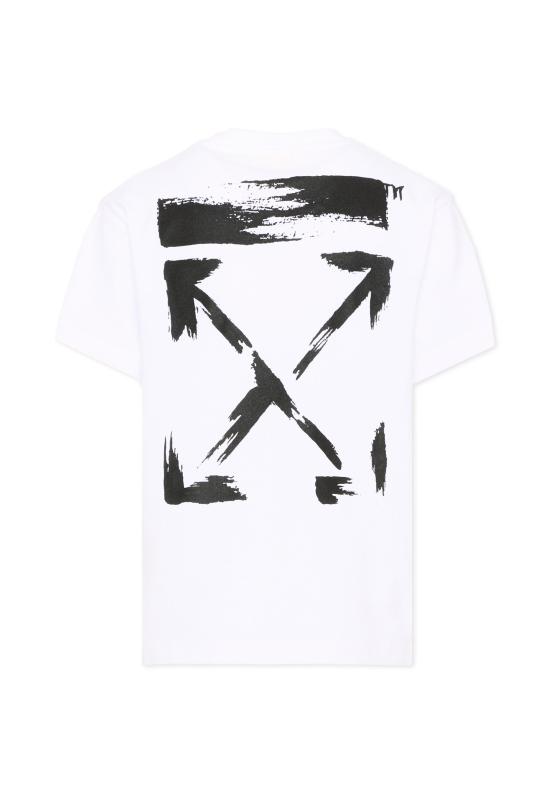 26SS [키즈] 오프화이트 티셔츠 44BAA002S26J006100 WHITE - OFF WHITE