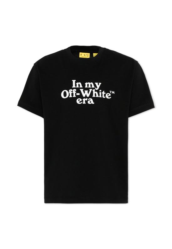 26SS [키즈] 오프화이트 티셔츠 44BAA002S26J007001 BLACK