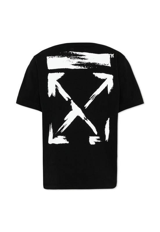 26SS [키즈] 오프화이트 티셔츠 44BAA002S26J006001 BLACK - OFF WHITE