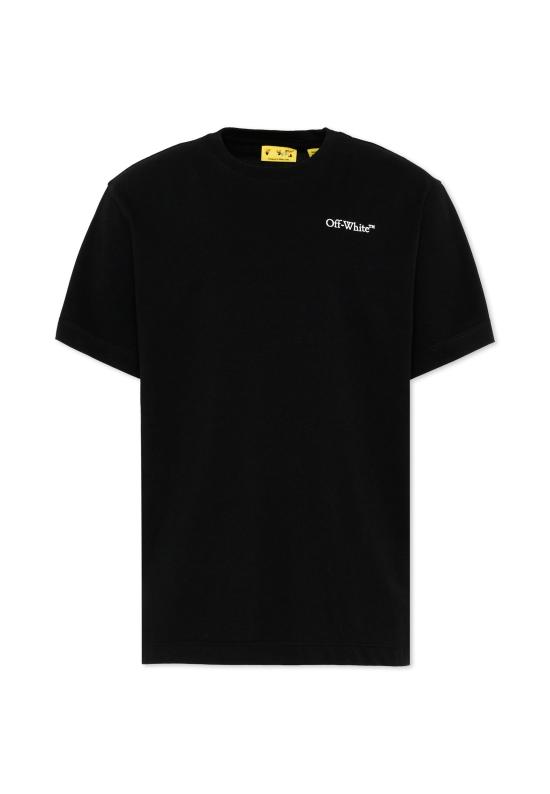 26SS [키즈] 오프화이트 티셔츠 44BAA002S26J009001 BLACK