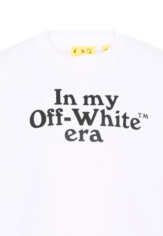 26SS [키즈] 오프화이트 티셔츠 44BAA002S26J007100 WHITE - OFF WHITE