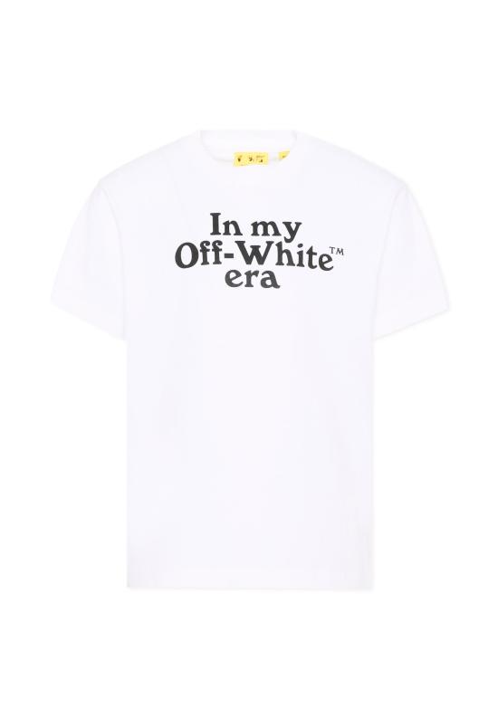 26SS [키즈] 오프화이트 티셔츠 44BAA002S26J007100 WHITE