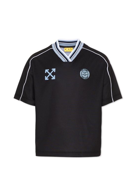 26SS [키즈] 오프화이트 티셔츠 44BAA018S26J001001 BLACK