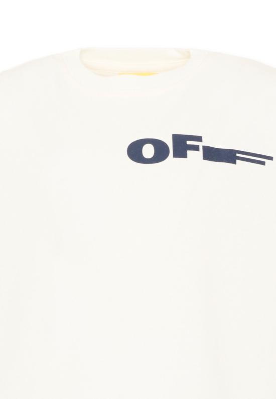 26SS [키즈] 오프화이트 티셔츠 44BAA002S26J00A100 IVORY - OFF WHITE