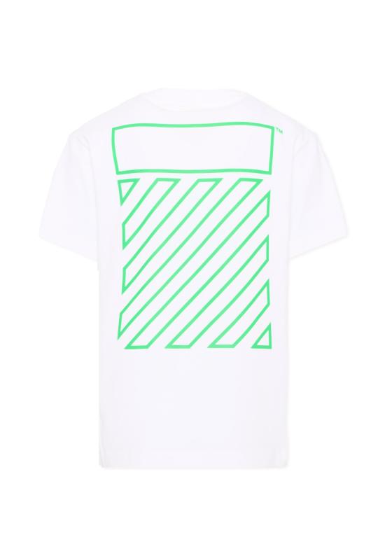 26SS [키즈] 오프화이트 티셔츠 44BAA002S26J004100 WHITE - OFF WHITE