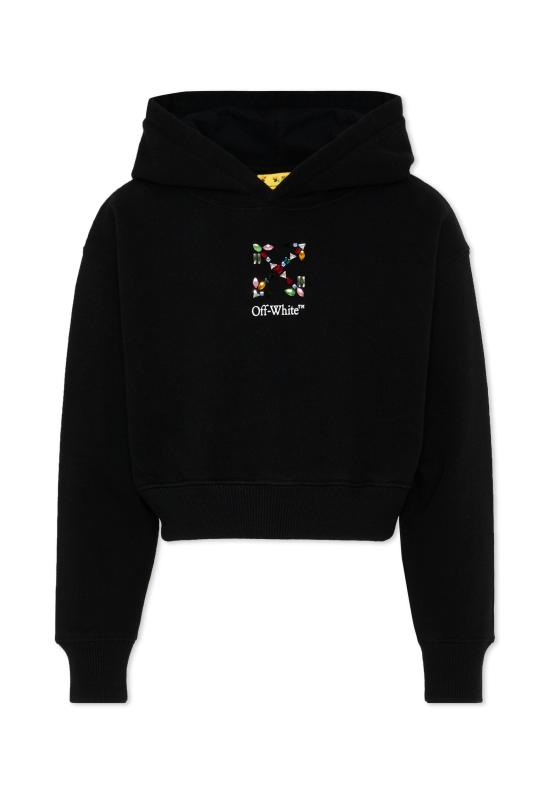 26SS [주니어] 오프화이트 풀오버 44GBB00CS26F001001 BLACK