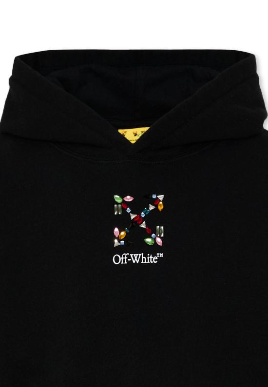 26SS [주니어] 오프화이트 풀오버 44GBB00CS26F001001 BLACK - OFF WHITE