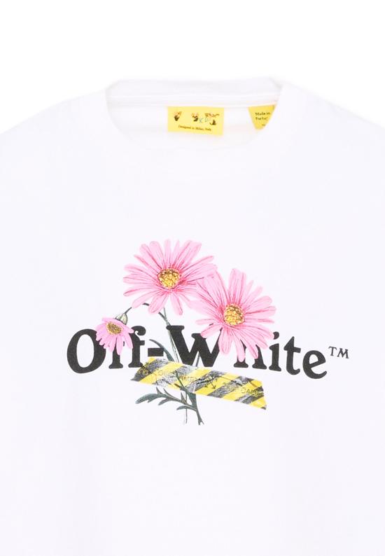 26SS [키즈] 오프화이트 티셔츠 44GAA019S26J001100 IVORY - OFF WHITE