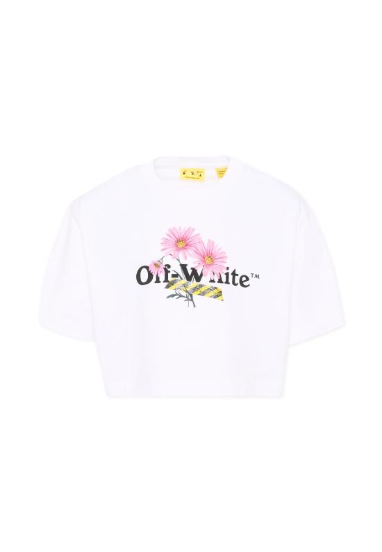 26SS [키즈] 오프화이트 티셔츠 44GAA019S26J001100 IVORY
