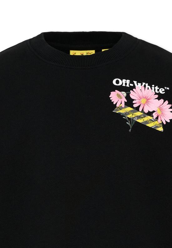 26SS [키즈] 오프화이트 니트/스웻셔츠 44GBA001S26F003001 BLACK - OFF WHITE