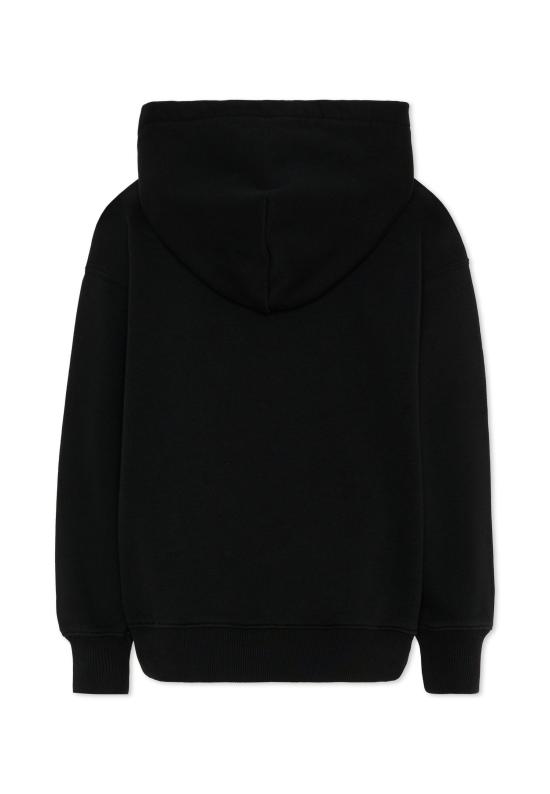 26SS [키즈] 오프화이트 니트/스웻셔츠 44BBB001S26F001001 BLACK - OFF WHITE