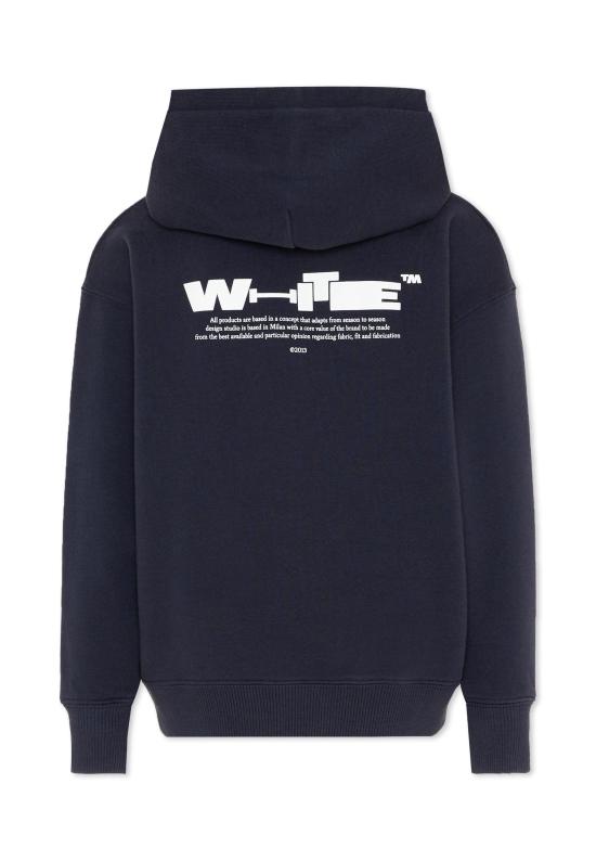 26SS [키즈] 오프화이트 니트/스웻셔츠 44BBB001S26F006410 BLUE - OFF WHITE