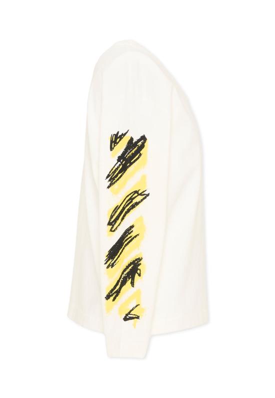 26SS [키즈] 오프화이트 티셔츠 44BAB001S26J002100 IVORY - OFF WHITE
