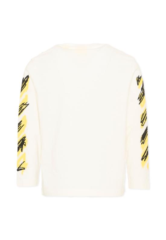 26SS [키즈] 오프화이트 티셔츠 44BAB001S26J002100 IVORY - OFF WHITE