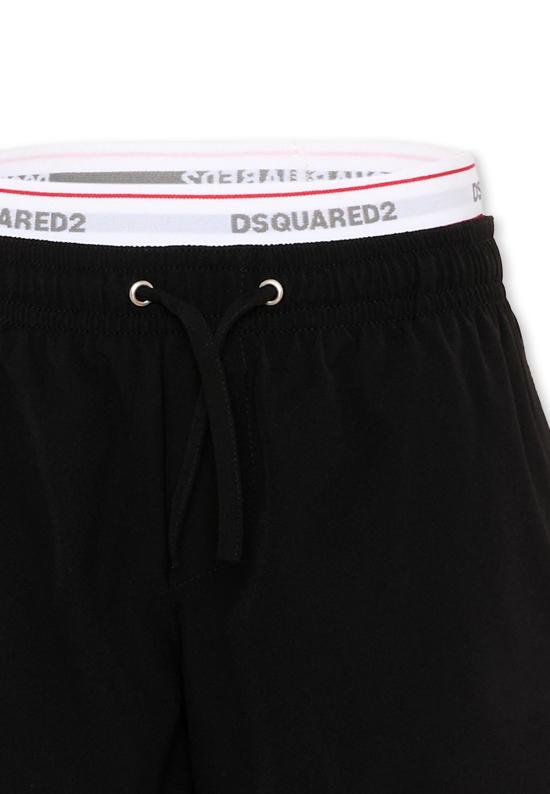 25SS [키즈] 디스퀘어드2 스윔팬츠 DQ2893 D0ACQ DQ900 BLACK - DSQUARED2