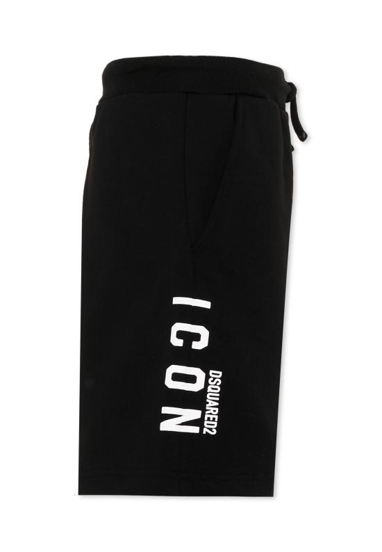 25SS [키즈] 디스퀘어드2 쇼츠/버뮤다 DQ2930 D0094 DQ900 BLACK - DSQUARED2
