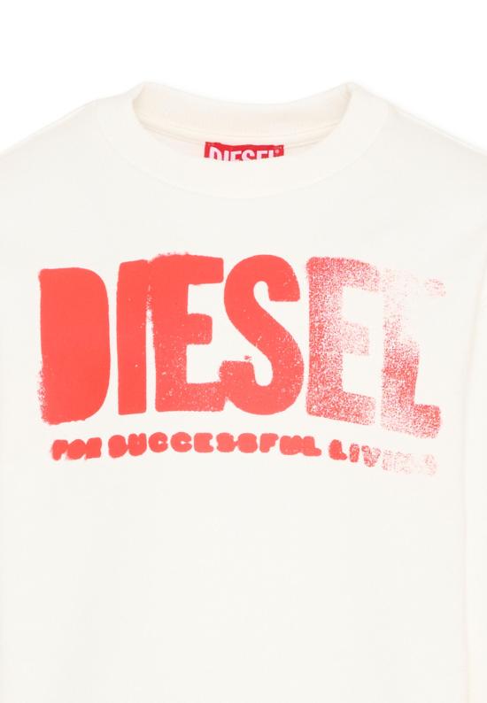26SS [키즈] 디젤 티셔츠 J02619 0GEAD K141 WHITE - DIESEL