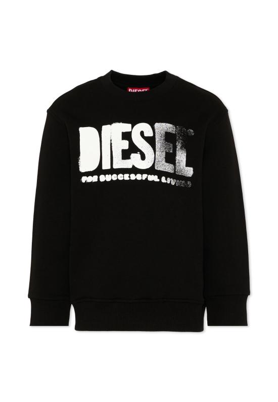 26SS [키즈] 디젤 티셔츠 J02619 0GEAD K900 BLACK