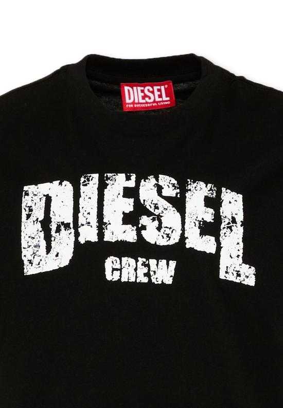 26FW [키즈] 디젤 티셔츠 J02868 KYA1M K900 BLACK - DIESEL