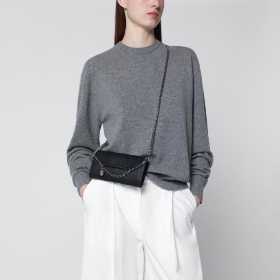 26FW 스텔라 맥카트니 지갑 7P0086W9132 Black - STELLA MCCARTNEY
