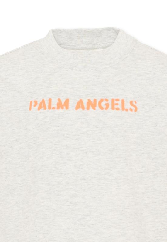 26SS [키즈] 팜앤젤스 티셔츠 PBAA003S26JER007 101 GREY - PALM ANGELS