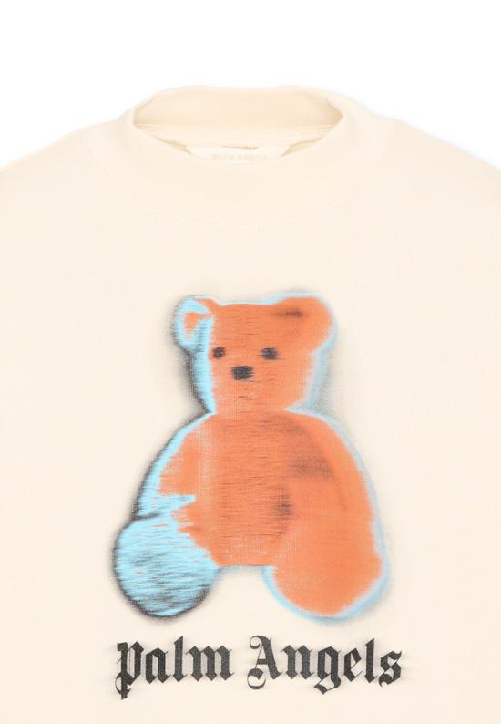 26SS [키즈] 팜앤젤스 티셔츠 PBBA012S26FLE006 002 IVORY - PALM ANGELS