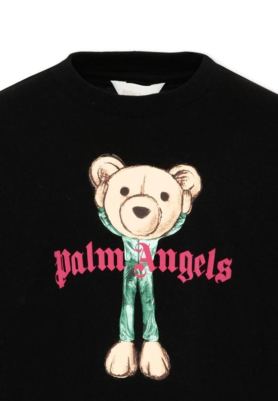 26SS [키즈] 팜앤젤스 티셔츠 PBAA002S26JER004 110 BLACK - PALM ANGELS
