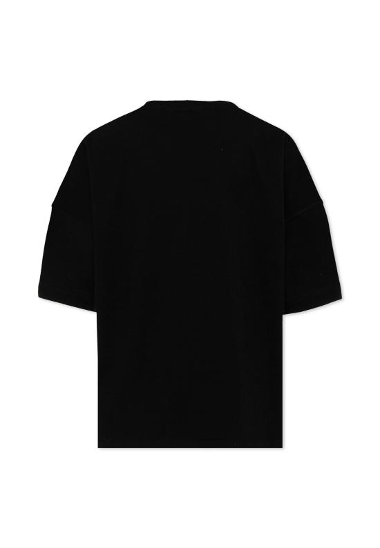26SS [키즈] 팜앤젤스 티셔츠 PBAA002S26JER004 110 BLACK - PALM ANGELS