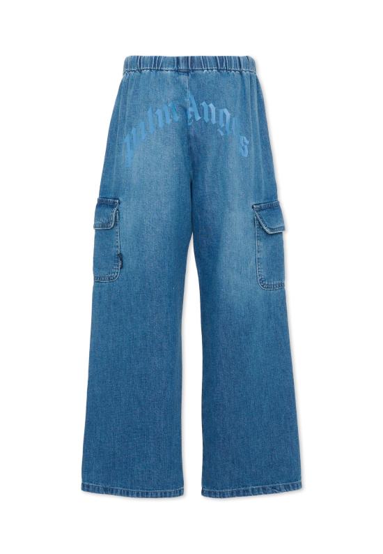 26SS [키즈] 팜앤젤스 진 PBYB008S26DEN001 050 LIGHT BLUE - PALM ANGELS