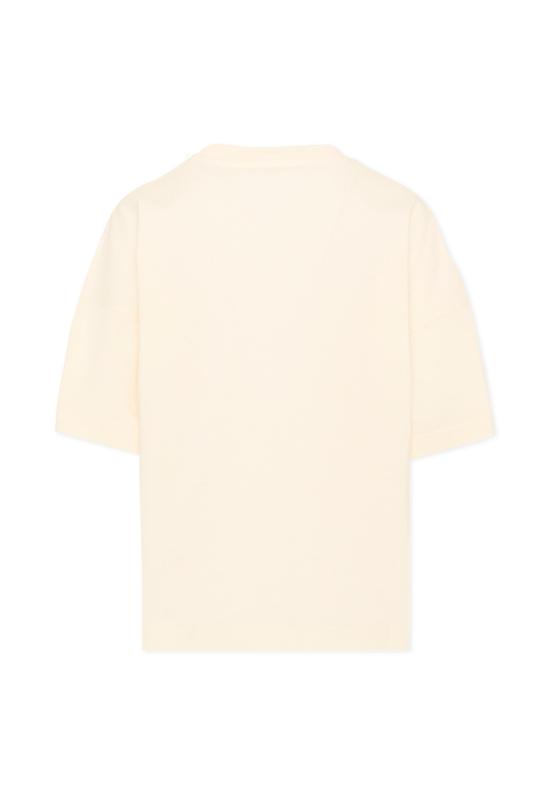 26SS [키즈] 팜앤젤스 티셔츠 PBAA002S26JER004 002 IVORY - PALM ANGELS