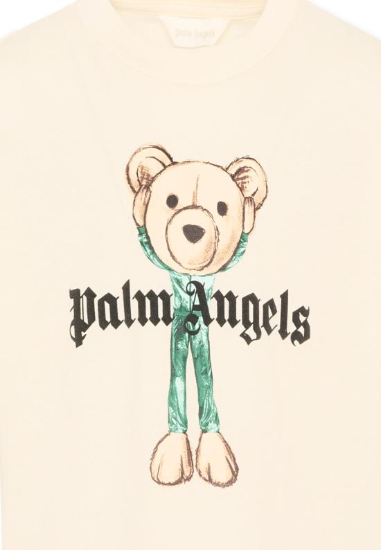 26SS [키즈] 팜앤젤스 티셔츠 PBAA002S26JER004 002 IVORY - PALM ANGELS