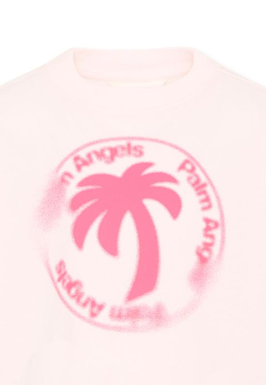 26SS [키즈] 팜앤젤스 티셔츠 PGAA002S26JER004 042 PINK - PALM ANGELS