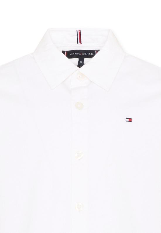 26SS [키즈] 타미힐피거 셔츠 KB0KB06965 YBR WHITE - TOMMY HILFIGER