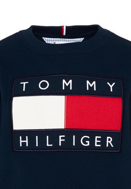 26SS [키즈] 타미힐피거 티셔츠 KS0KS00709 C1G BLUE - TOMMY HILFIGER