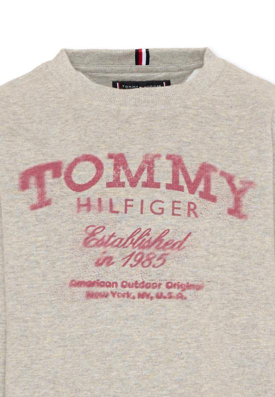 26SS [키즈] 타미힐피거 티셔츠 KB0KB10337 A1G GREY - TOMMY HILFIGER