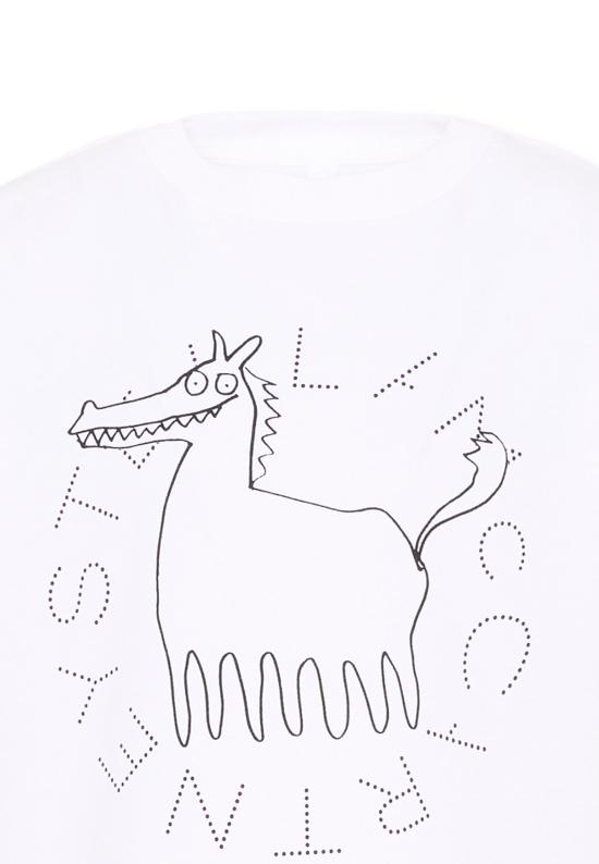 26FW [키즈] 스텔라 맥카트니 티셔츠 TZ8P41 Z3931 100 WHITE - STELLA MCCARTNEY