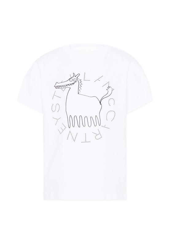 26FW [키즈] 스텔라 맥카트니 티셔츠 TZ8P41 Z3931 100 WHITE