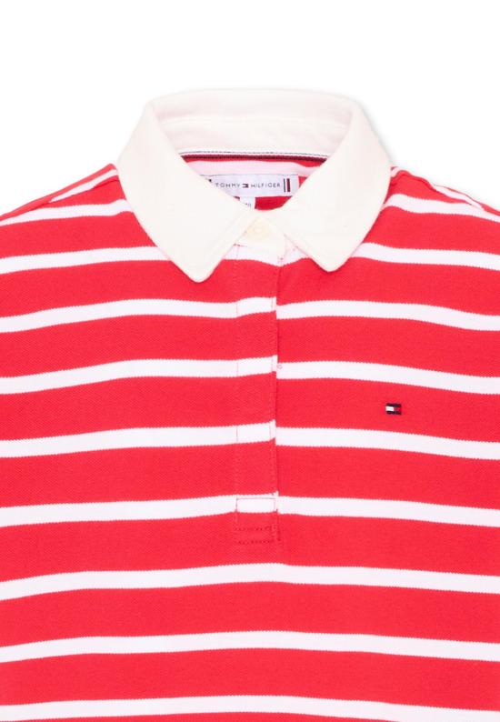 26SS [키즈] 타미힐피거 폴로 셔츠 KG0KG09204 XK3 RED - TOMMY HILFIGER