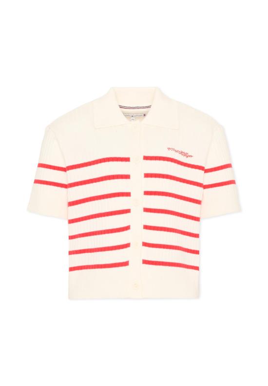 26SS [키즈] 타미힐피거 폴로 셔츠 KG0KG09379 XK3 WHITE